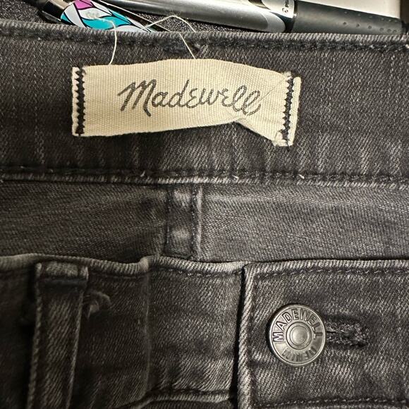 Madewell 9” High Rise Skinny Jeans in Black Sea Size 28 - Picture 4 of 10